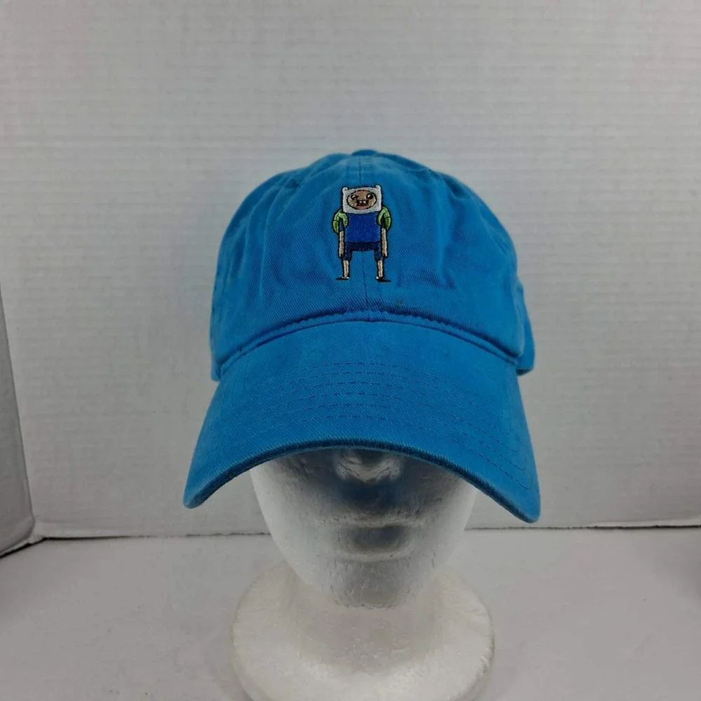 Adventure Time Finn the Human Blue Baseball‎ Cap Hat Cartoon Network Adjustable